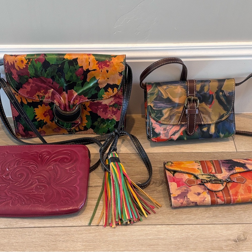 Four Piece Patricia Nash Bag, Wallet Bundle
